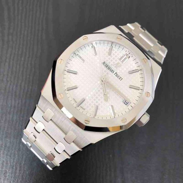luxury mens mechanical watch abby roya1 0ak series white face 15500st 1220st. 04 swiss brand wristwatch, Slivery;brown
luxury mens mechanical watch abby roya1 0ak series white face 15500st 1220st. 04 swiss brand wristwatch, Slivery;brown