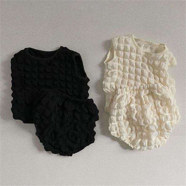 summer childrens suit boys foreign style sleeveless vest tshirt suit girl baby simple triangle shorts casual loose suit 220609, White
summer childrens suit boys foreign style sleeveless vest tshirt suit girl baby simple triangle shorts casual loose suit 220609, White