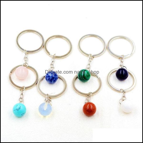 key rings jewelry natural crystal stone ball alloy pendant keychains for women men lover bag decor fashion accessori dh68g, Slivery;golden
key rings jewelry natural crystal stone ball alloy pendant keychains for women men lover bag decor fashion accessori dh68g, Slivery;golden