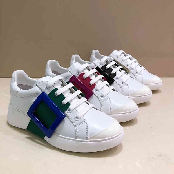 dress shoes style same r square buckle small white shoes women's v thick bottom color matching leather casual single trend imz9, Black
dress shoes style same r square buckle small white shoes women's v thick bottom color matching leather casual single trend imz9, Black