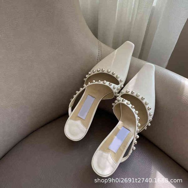 sandals spring and summer fashion style small square head rivet middle heel temperament women wearing half slippers outside baotou f7dv, Black
sandals spring and summer fashion style small square head rivet middle heel temperament women wearing half slippers outside baotou f7dv, Black