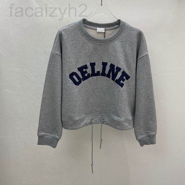 women's hoodies & sweatshirts designer chaopai silin's gentle and lovely letter embroidery sweater grey short 82xi, Black
women's hoodies & sweatshirts designer chaopai silin's gentle and lovely letter embroidery sweater grey short 82xi, Black