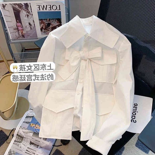 women's polos design sense niche bow long sleeve shirt women's 2022 early spring french high white inner ey8c
women's polos design sense niche bow long sleeve shirt women's 2022 early spring french high white inner ey8c