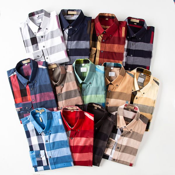 designer new autumn shirts fashion brand menswear slim version men's long-sleeve plaid shirt clothing -3xl ag01, White;black
designer new autumn shirts fashion brand menswear slim version men's long-sleeve plaid shirt clothing -3xl ag01, White;black