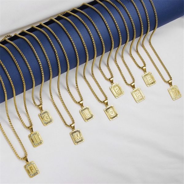 dhl ship chains 14k gold necklace for women celi / saijia diamond 26 letter women's indifference english square pendant clavicle chain, Silver
dhl ship chains 14k gold necklace for women celi / saijia diamond 26 letter women's indifference english square pendant clavicle chain, Silver