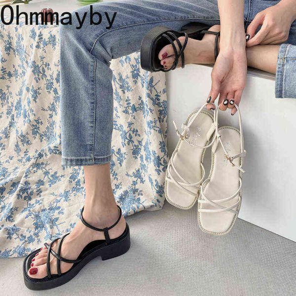 sandals gladiator summer shoes platform women fashion flats ladies elegant ankle strap sandal narrow band outdoor women's 220704, Black
sandals gladiator summer shoes platform women fashion flats ladies elegant ankle strap sandal narrow band outdoor women's 220704, Black