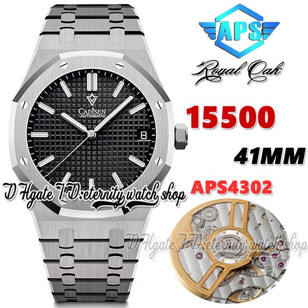 apsf v2 version aps15500 mens watch cal.4302 aps4302 automatic 41mm black texture dial stick markers 904l stainless steel bracelet super edi, Slivery;brown
apsf v2 version aps15500 mens watch cal.4302 aps4302 automatic 41mm black texture dial stick markers 904l stainless steel bracelet super edi, Slivery;brown
