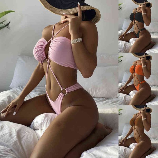 swimsuit chanshuang one-piece solid color bikini swimsuit strap women bikini6342, White;black
swimsuit chanshuang one-piece solid color bikini swimsuit strap women bikini6342, White;black