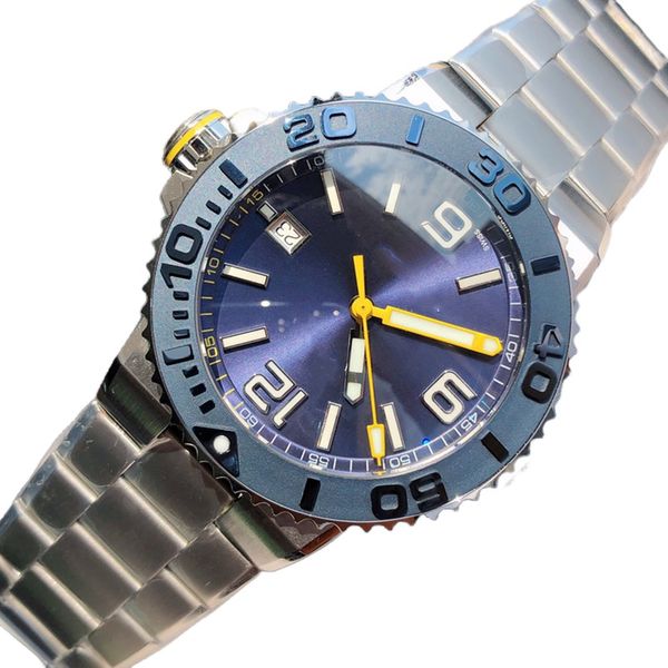 sports diving men's watch 43mm ceramic large dial luminous stainless steel strap sapphire mirror 500 waterproof sw200 swiss movement ou, Slivery;brown
sports diving men's watch 43mm ceramic large dial luminous stainless steel strap sapphire mirror 500 waterproof sw200 swiss movement ou, Slivery;brown