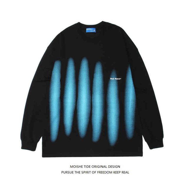 moishe tide hip hop tie dye graffiti print round neck long sleeve sweater men's loose casual couple bottoms, Black
moishe tide hip hop tie dye graffiti print round neck long sleeve sweater men's loose casual couple bottoms, Black