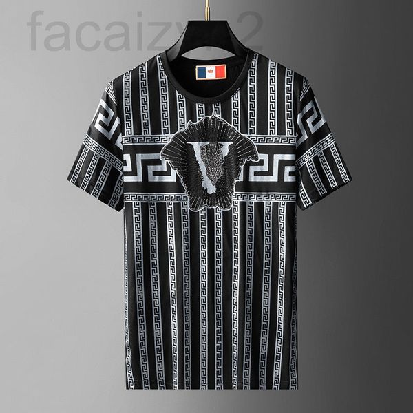 men's t-shirts designer 2022 european summer fashion diamond round neck short sleeve t-shirt men's mercerized cotton printed half, White;black
men's t-shirts designer 2022 european summer fashion diamond round neck short sleeve t-shirt men's mercerized cotton printed half, White;black