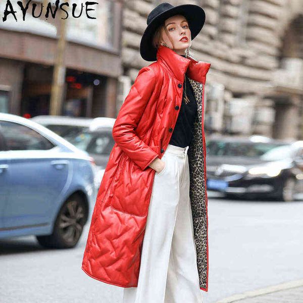 ayunsue red leather jacket women 90 white duck down jackets winter sheepskin jacket female fashion 2020 femme vest w4409 j220727, Black
ayunsue red leather jacket women 90 white duck down jackets winter sheepskin jacket female fashion 2020 femme vest w4409 j220727, Black