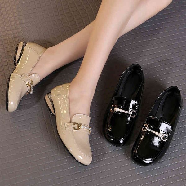 dress shoes large size women's shoes leather single spring and autumn leisure patent versatile low heel thick square head is c6nk, Black
dress shoes large size women's shoes leather single spring and autumn leisure patent versatile low heel thick square head is c6nk, Black