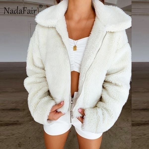 nadafair teddy coat women winter faux fur coat thick plus size fluffy pockets plush jacket ladies autumn overcoat outerwear y200109, Black
nadafair teddy coat women winter faux fur coat thick plus size fluffy pockets plush jacket ladies autumn overcoat outerwear y200109, Black