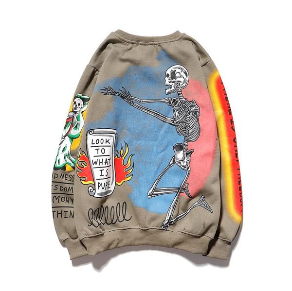 men women designers clothes hoodies sweatshirts lucky me i see ghosts pullover o-neck streetwear hip hop oversized m-xxl, Black
men women designers clothes hoodies sweatshirts lucky me i see ghosts pullover o-neck streetwear hip hop oversized m-xxl, Black