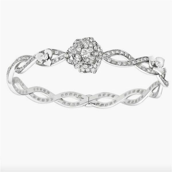 piage bangle rose series bracelet inlaid crystal extremely 18k gold plated sterling silver luxury jewelry brand desig247e, Black
piage bangle rose series bracelet inlaid crystal extremely 18k gold plated sterling silver luxury jewelry brand desig247e, Black