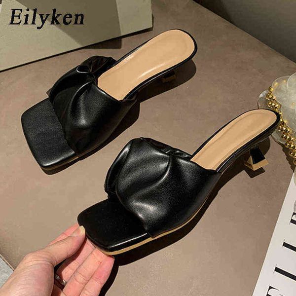 slippers eilyken 2022 brand design women elegant square toe thin high heels 4cm summer outdoor beach slides shoes 220329, Black
slippers eilyken 2022 brand design women elegant square toe thin high heels 4cm summer outdoor beach slides shoes 220329, Black