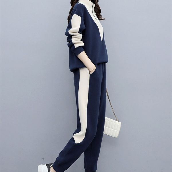women's two piece pants slim sports leisure fashion suit in early spring 2022 women's sweater two-piece foreign style age reductio, White
women's two piece pants slim sports leisure fashion suit in early spring 2022 women's sweater two-piece foreign style age reductio, White