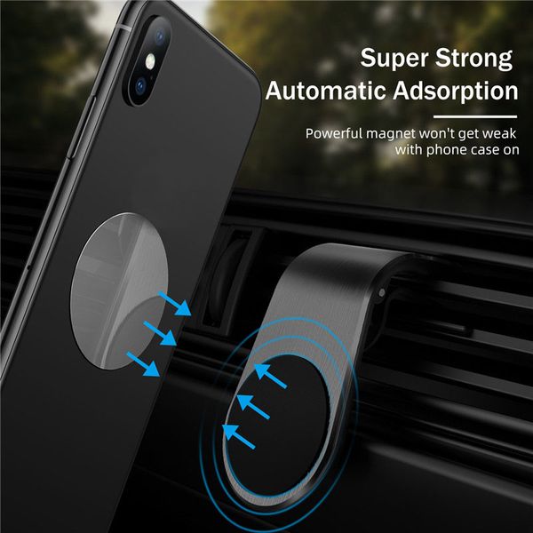 magnetic 360 metal car phone holder stand gps mount holder l type air vent clip phone stand for iphone
magnetic 360 metal car phone holder stand gps mount holder l type air vent clip phone stand for iphone