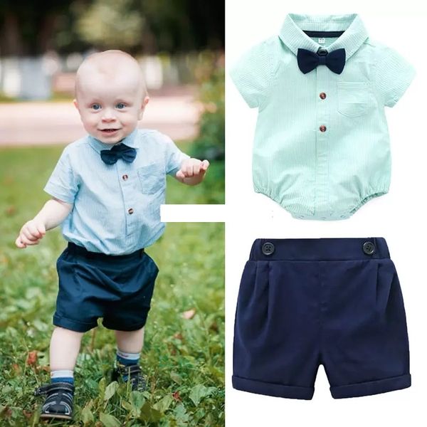 baby boys clothing set short sleeve rompers+shorts 2pcs infant toddler gentleman outfits kids formal clothes boutiques clothes, White
baby boys clothing set short sleeve rompers+shorts 2pcs infant toddler gentleman outfits kids formal clothes boutiques clothes, White