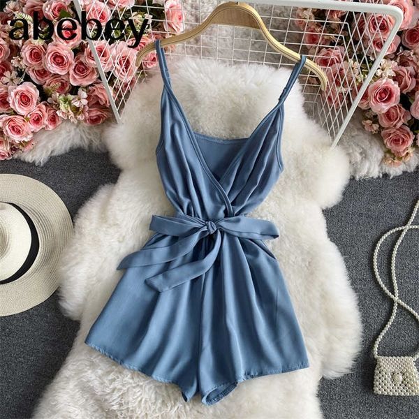 summer v-neck suspender playsuit women fashion solid color loose wide leg shorts salshes beach holiday outfit 210715, Black;white
summer v-neck suspender playsuit women fashion solid color loose wide leg shorts salshes beach holiday outfit 210715, Black;white