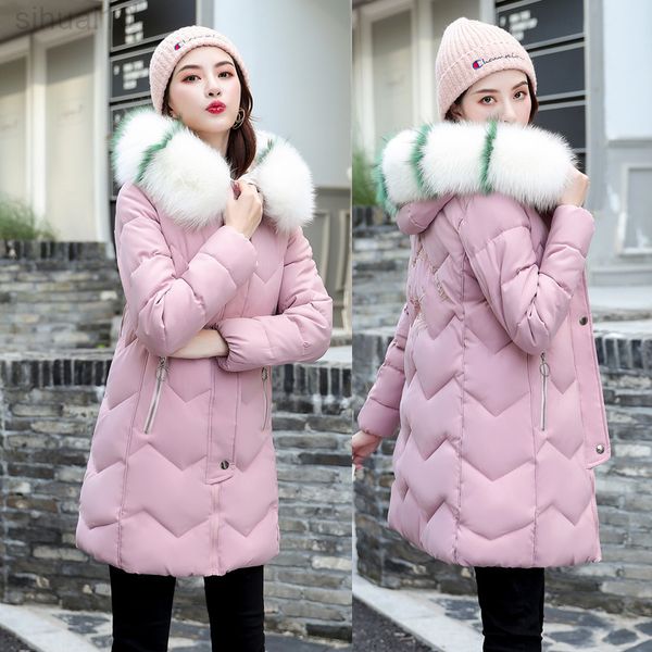 winter female long jacket winter coat women fake fur collar parka woman down jacket winter jacket women cotton parkas casaco l220730, Black
winter female long jacket winter coat women fake fur collar parka woman down jacket winter jacket women cotton parkas casaco l220730, Black