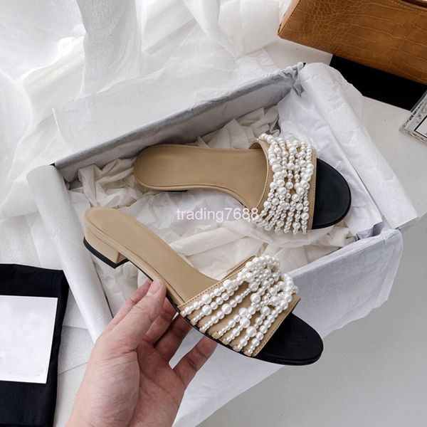 slippers slippers fairy style wear ins trendy net red comfortable low heel pearl cool outside in summer, Black
slippers slippers fairy style wear ins trendy net red comfortable low heel pearl cool outside in summer, Black