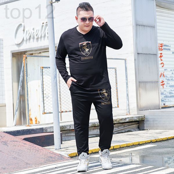 men's casual shirts designer trendy men's fashion plus fat size casual pants long sleeve t-shirt with suit guy super large two-pie, White;black
men's casual shirts designer trendy men's fashion plus fat size casual pants long sleeve t-shirt with suit guy super large two-pie, White;black