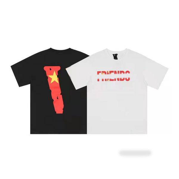 men womens t shirt designer casual big v print t shirts couples fashion streetwear tees, White;black
men womens t shirt designer casual big v print t shirts couples fashion streetwear tees, White;black