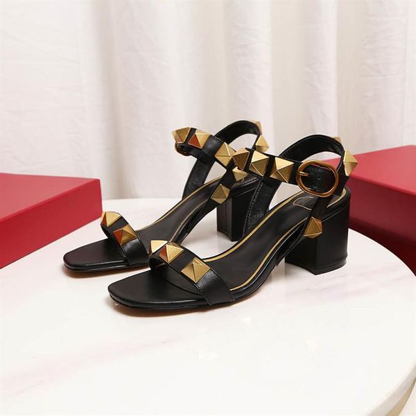designer sandals women roman stud calfskin sandal new arrive sandals size 35-43 model hf11251s, Black
designer sandals women roman stud calfskin sandal new arrive sandals size 35-43 model hf11251s, Black