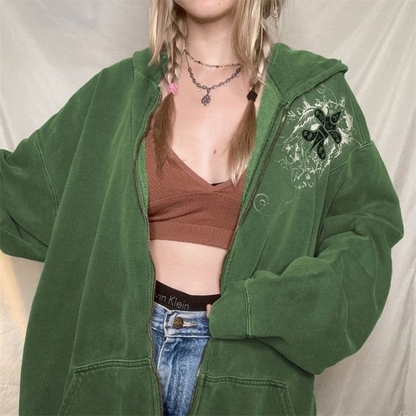 printed y2k jackets grunge fairycore zipper hooded coat pockets loose vintage kawaii outerwear women korean harajuku 90s 220817, Black;brown
printed y2k jackets grunge fairycore zipper hooded coat pockets loose vintage kawaii outerwear women korean harajuku 90s 220817, Black;brown