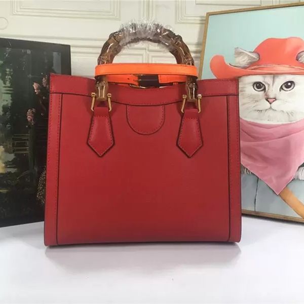 designer bags luxury handbag purse red leather diana bamboo small tote bag handle bag 660195
designer bags luxury handbag purse red leather diana bamboo small tote bag handle bag 660195