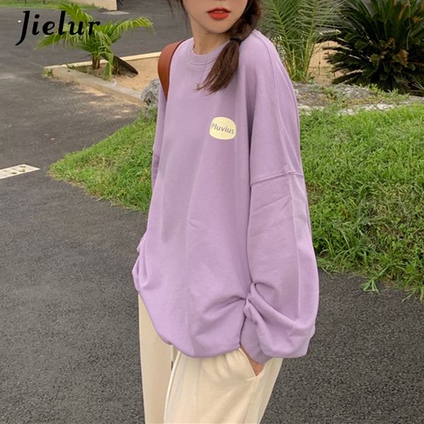 jielur autumn style korean loose longsleeved letter printed oneck sweatshirt women leisure oatmeal hoodies young pullovers 220815, Black
jielur autumn style korean loose longsleeved letter printed oneck sweatshirt women leisure oatmeal hoodies young pullovers 220815, Black