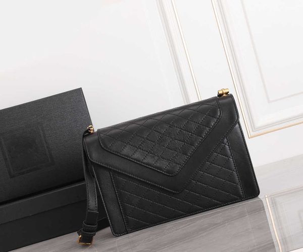 designer retro black gaby quilted lamb leather shoulder bags front flap diamond thread handbags magnetic snap closure long strap cross body
designer retro black gaby quilted lamb leather shoulder bags front flap diamond thread handbags magnetic snap closure long strap cross body