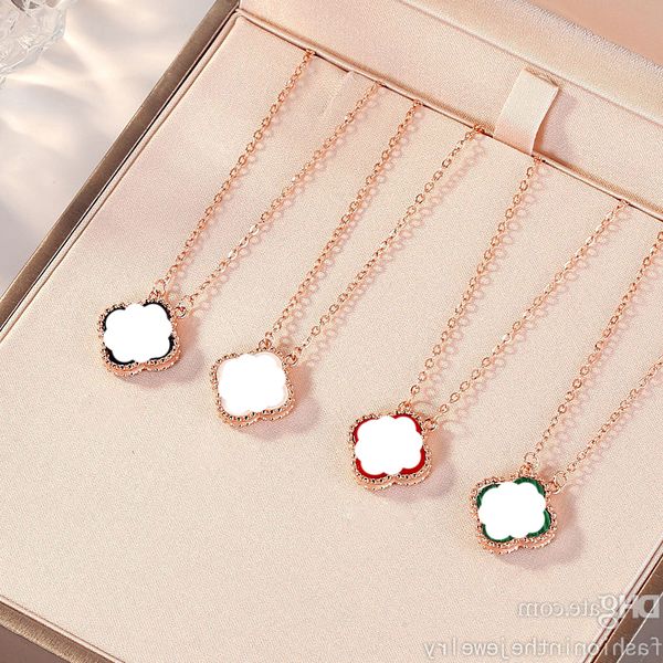 fashion designer jewelry men pendants necklace four leaf clover rose gold silver gift link chain love heart pendant necklaces for women 925
fashion designer jewelry men pendants necklace four leaf clover rose gold silver gift link chain love heart pendant necklaces for women 925