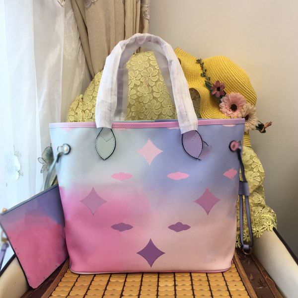 casual gradient rainbow tote bag leather classic letter print star fantasy tie dye medium outdoor shopping bag with mini wallet luxury desig
casual gradient rainbow tote bag leather classic letter print star fantasy tie dye medium outdoor shopping bag with mini wallet luxury desig