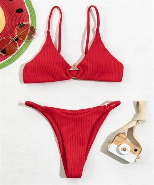 bikini sets 2022 woman bathing suit plain rib swimsuit cf ring female swimwear women thong feminine padded brazilian push up strappy pool we, White;black
bikini sets 2022 woman bathing suit plain rib swimsuit cf ring female swimwear women thong feminine padded brazilian push up strappy pool we, White;black