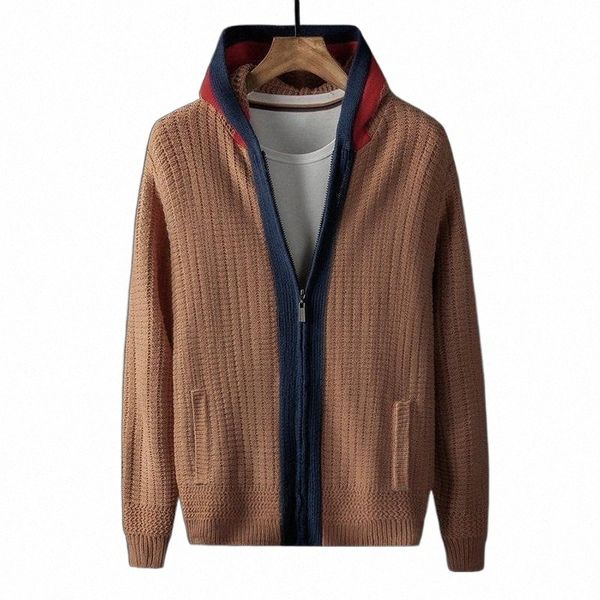 men's jackets brown mens autumn jacket patchwork hooded cardigan zipper sweatercoats men casual knitwear plus size m-4xl winter casaca, Black;brown
men's jackets brown mens autumn jacket patchwork hooded cardigan zipper sweatercoats men casual knitwear plus size m-4xl winter casaca, Black;brown