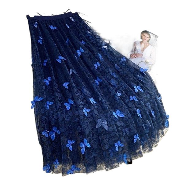 skirts elastic waist butterfly lace mesh long woman high multilayer a-line skirt autumn winter 2022 l1hu#, Black
skirts elastic waist butterfly lace mesh long woman high multilayer a-line skirt autumn winter 2022 l1hu#, Black