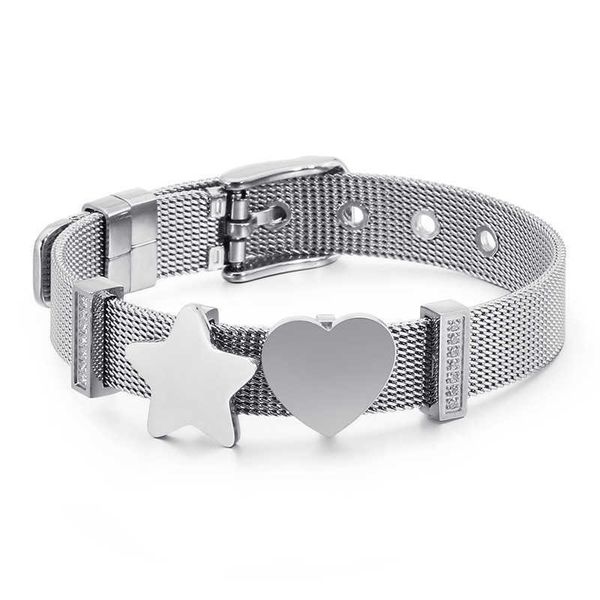 new 18k gold fashion women stainless heart star charms belt mesh design wide band bracelet in 10mm can adjust size spain bears sty201a, Golden;silver
new 18k gold fashion women stainless heart star charms belt mesh design wide band bracelet in 10mm can adjust size spain bears sty201a, Golden;silver