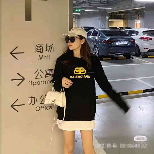 d4jh spring and autumn new paris classic double b lock pure cotton round neck sweater trendy ins men's and women's couple's, Black
d4jh spring and autumn new paris classic double b lock pure cotton round neck sweater trendy ins men's and women's couple's, Black