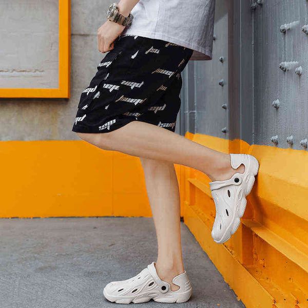 sandals casual couple beach shoes summer hole sandals 2022 hollow out slippers men baotou platform shoes 220412, Black
sandals casual couple beach shoes summer hole sandals 2022 hollow out slippers men baotou platform shoes 220412, Black