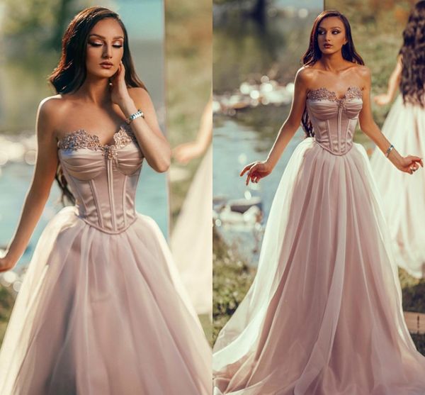 blush pink satin and organza prom evening dress a line sweetheart lace up corset formal party gowns customized dubai robes de soirée 2022 ve, Black;red
blush pink satin and organza prom evening dress a line sweetheart lace up corset formal party gowns customized dubai robes de soirée 2022 ve, Black;red