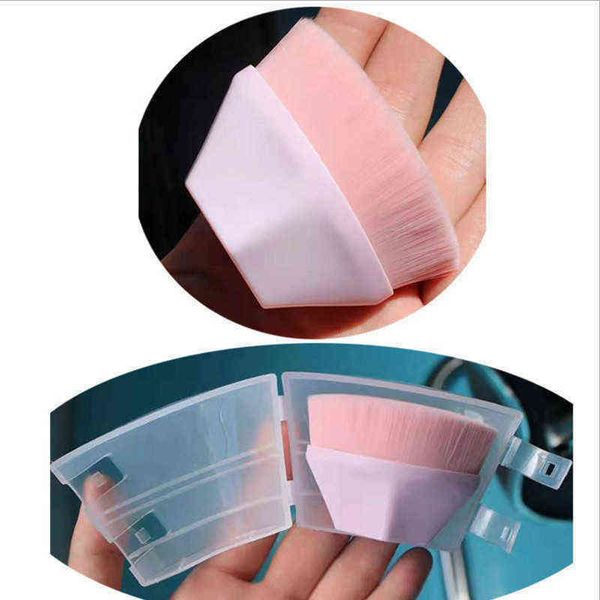 hexagon rhombic short handle magic foundation makeup brush liquid bb cream blush powder 0308
hexagon rhombic short handle magic foundation makeup brush liquid bb cream blush powder 0308