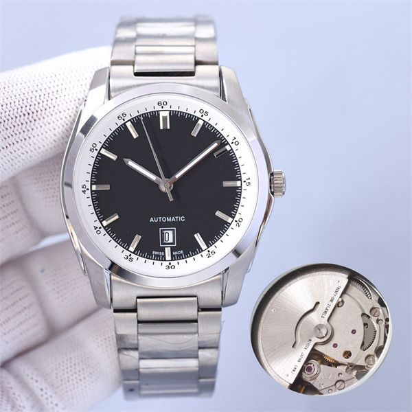 montre de luxe luxury watch men watches 42mm imported west iron city mechanical movement 316 fine steel case wristwatches, Slivery;brown
montre de luxe luxury watch men watches 42mm imported west iron city mechanical movement 316 fine steel case wristwatches, Slivery;brown