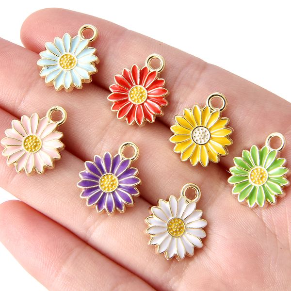 200pcs enamel daisies sunflower charm pendant for diy bracelet necklace jewelry making, Bronze;silver
200pcs enamel daisies sunflower charm pendant for diy bracelet necklace jewelry making, Bronze;silver