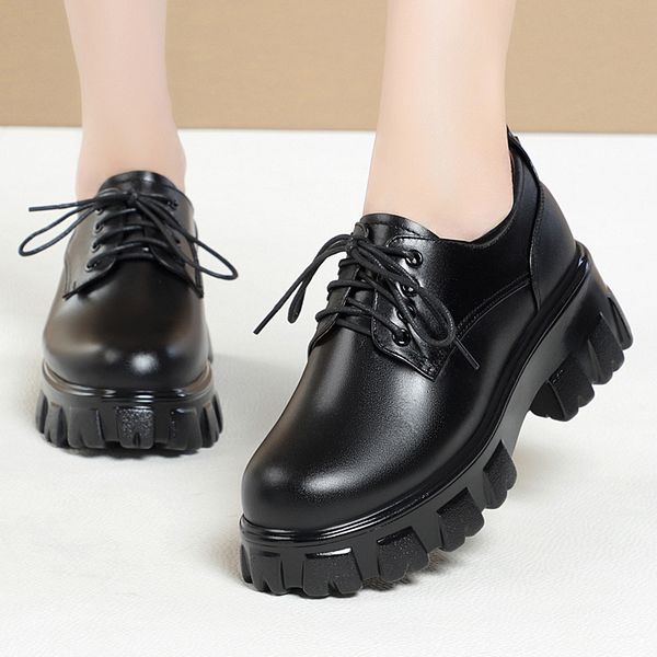 women loafers spring 2022 new genuine leather british style women oxford shoes platform women large size shoes, Black
women loafers spring 2022 new genuine leather british style women oxford shoes platform women large size shoes, Black