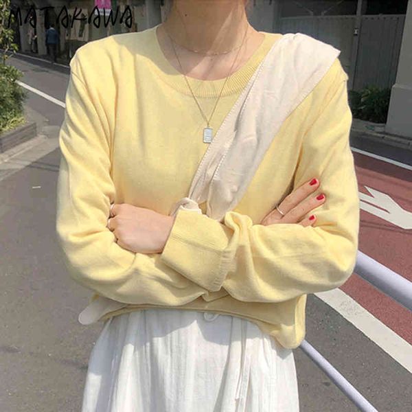 bottoming outer wear sweater women korea chic autumn candy color loose longsleeved ladies pullovers 210506, White;black
bottoming outer wear sweater women korea chic autumn candy color loose longsleeved ladies pullovers 210506, White;black