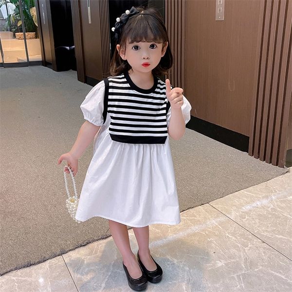 toddler girls dress striped party girl dress patchwork dress child summer girl costume 210412, Red;yellow
toddler girls dress striped party girl dress patchwork dress child summer girl costume 210412, Red;yellow