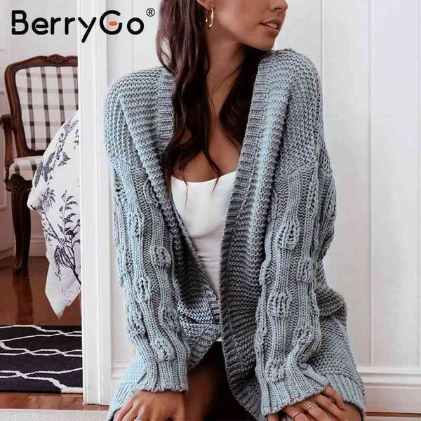 berrygo casual knitted long cardigans sweaters autumn winter women loose kimono jumpers female 210513, White
berrygo casual knitted long cardigans sweaters autumn winter women loose kimono jumpers female 210513, White